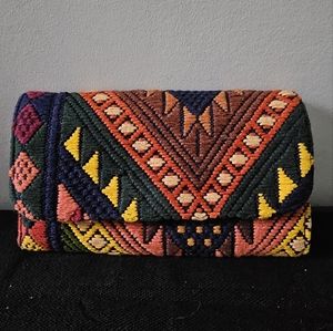 UNIQUE BATIK Volcano Woven Cotton Wallet